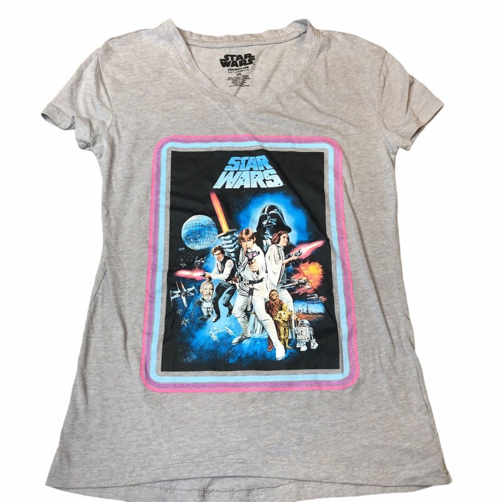 Star Wars Episode IV A New Hope V-Neck T-Shirt XS